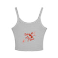 Spaghetti Tank Top — "Sober As F*ck" Red Script Graphic