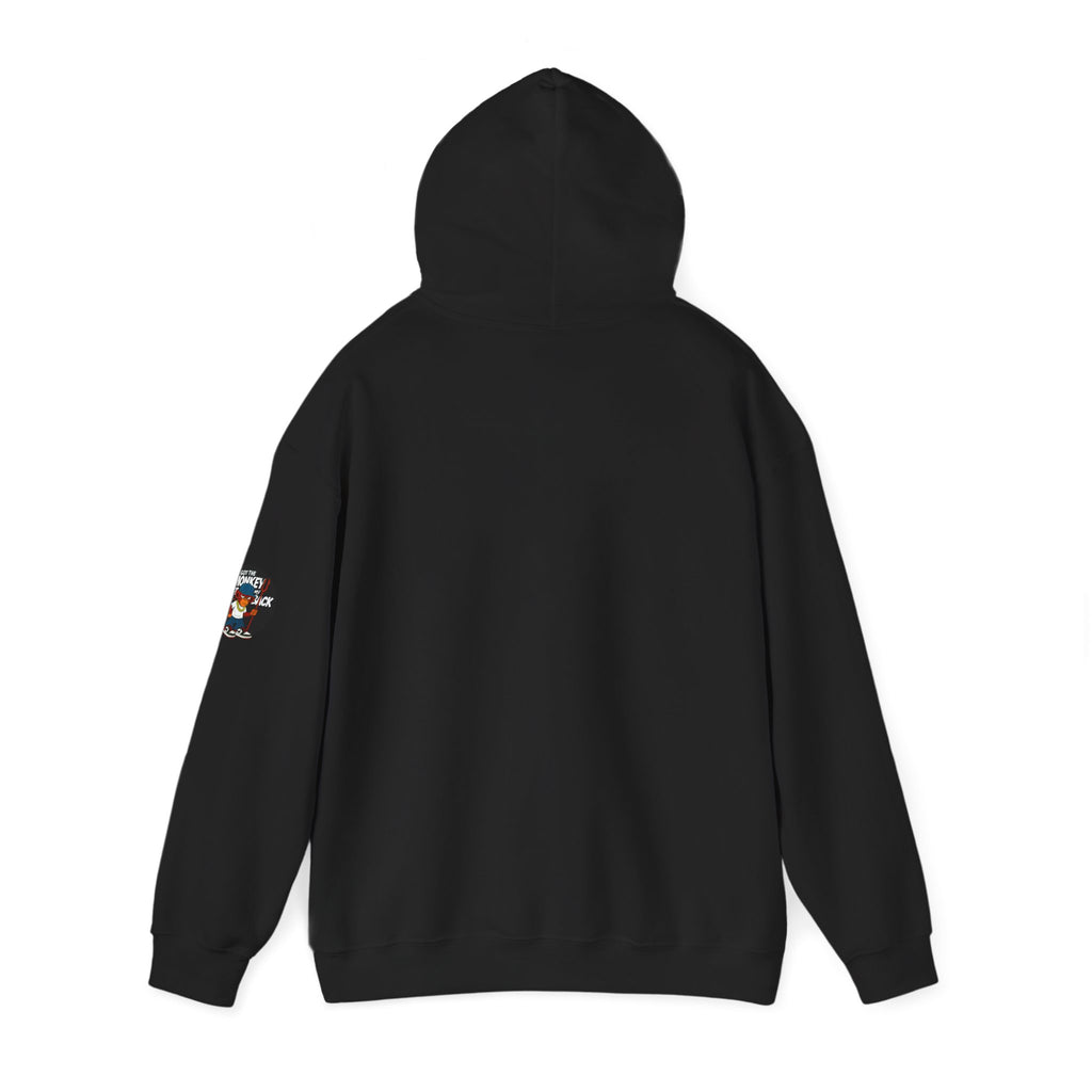 Got the Monkey Off My Back Hoodie — Retro Detox Graphic Hooded Sweatshirt