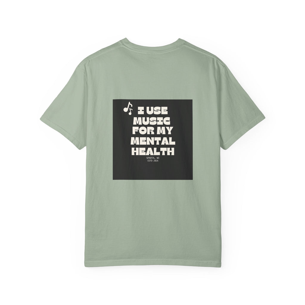 Mental Health Music T-Shirt — "I Use Music for My Mental Health" Graphic Tee