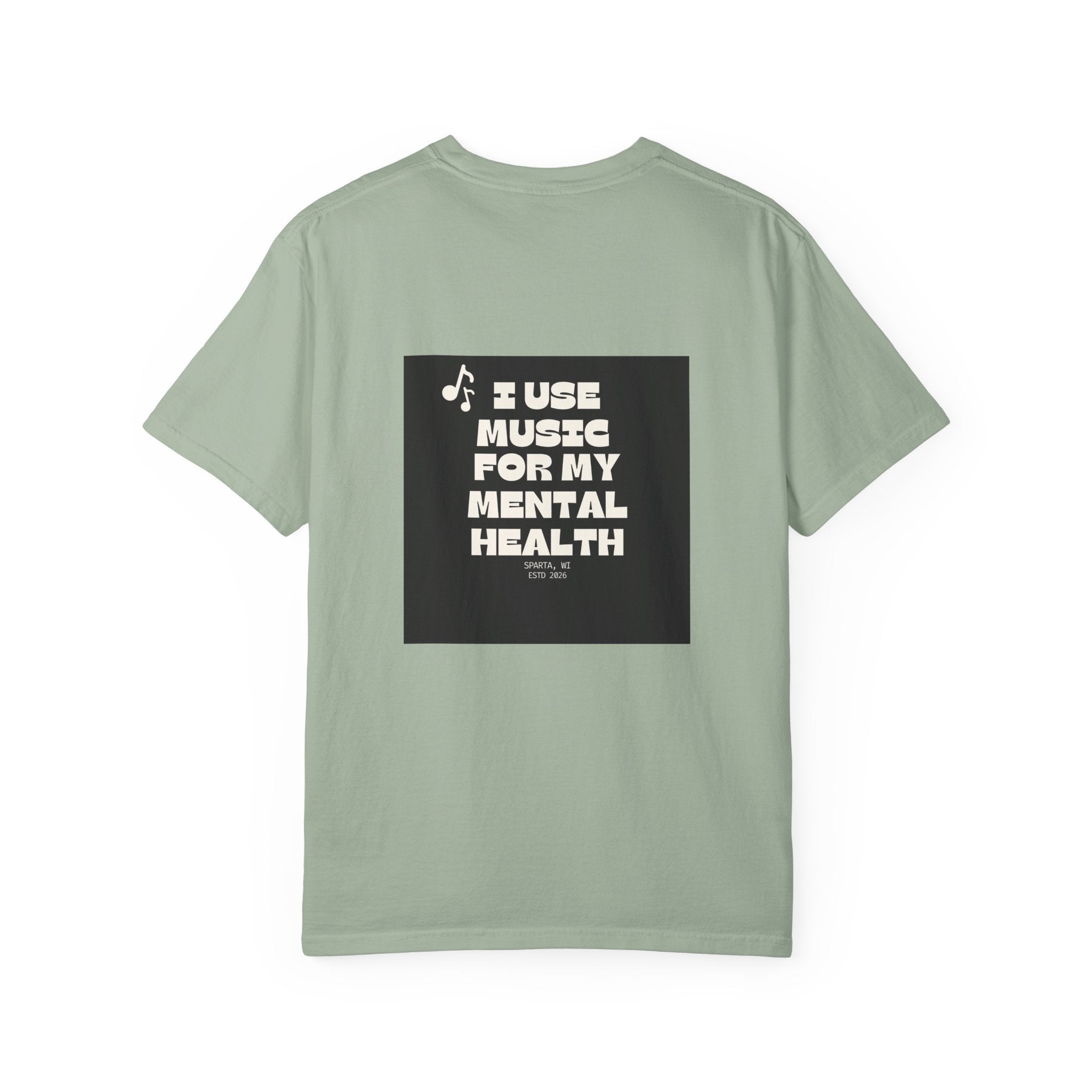 Mental Health Music T-Shirt — "I Use Music for My Mental Health" Graphic Tee