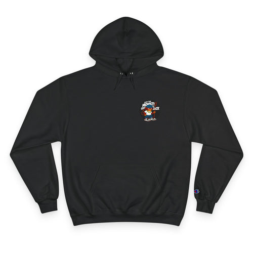 Champion Hoodie — 'Got The MONKEY Off My Back' Graphic Streetwear Hoodie
