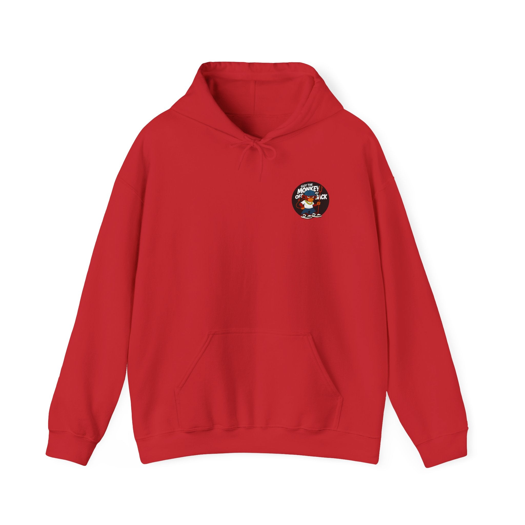 Hoodie — Noir Glitch Face Graphic Hoodie (Eyes, Barcode & 'Caution' Accent)