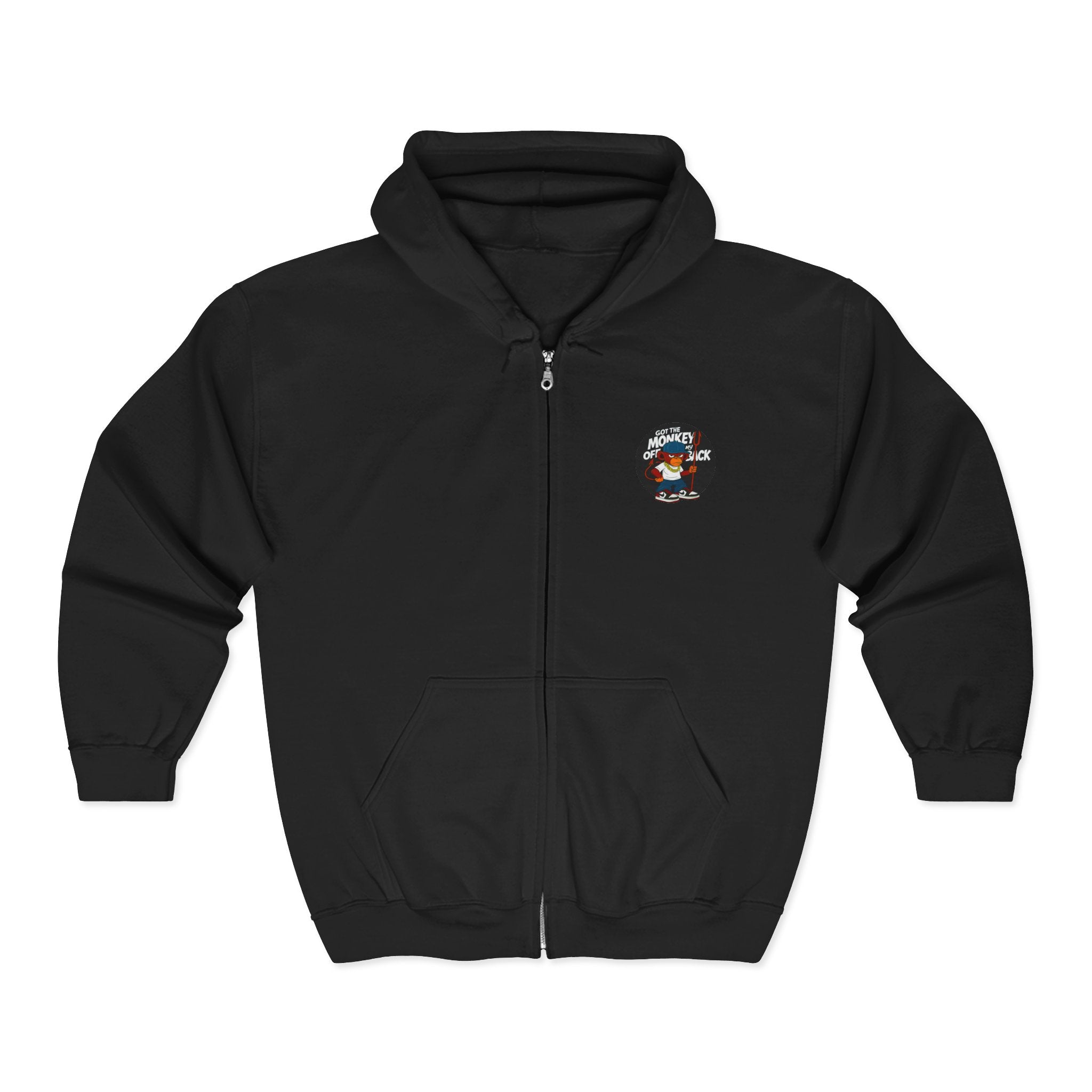 Recover Loudly Zip Hoodie — Recovery Support Full‑Zip Sweatshirt